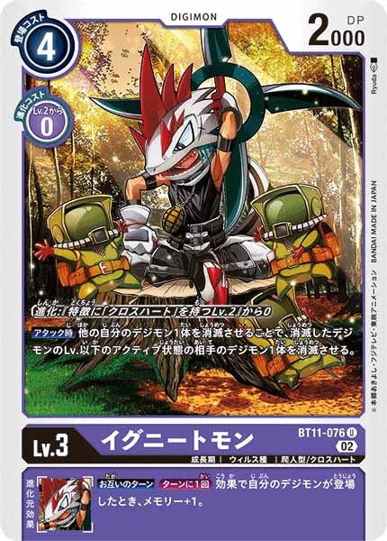 イグニートモンのカード画像