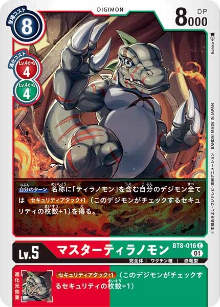 マスターティラノモンの画像