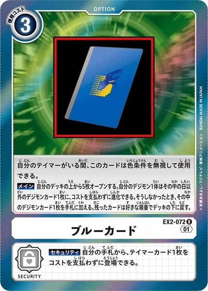 ブルーカードの画像