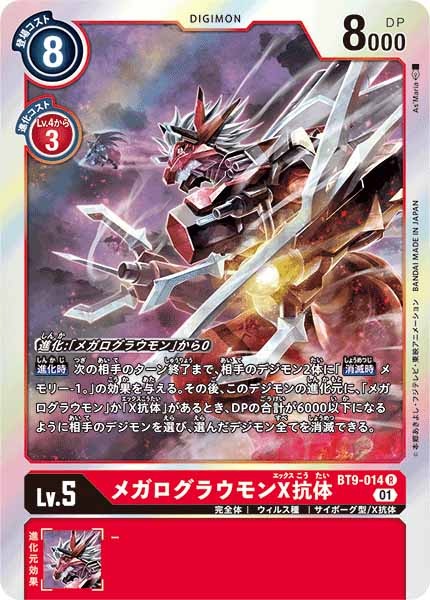 メガログラウモンX抗体の画像
