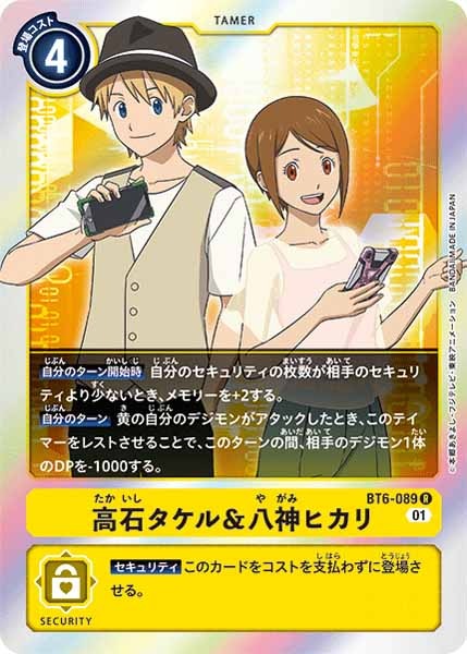 高石タケル&八神ヒカリ Rの画像